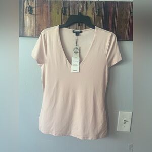 Express body contour collection smooth sculpture top t shirts